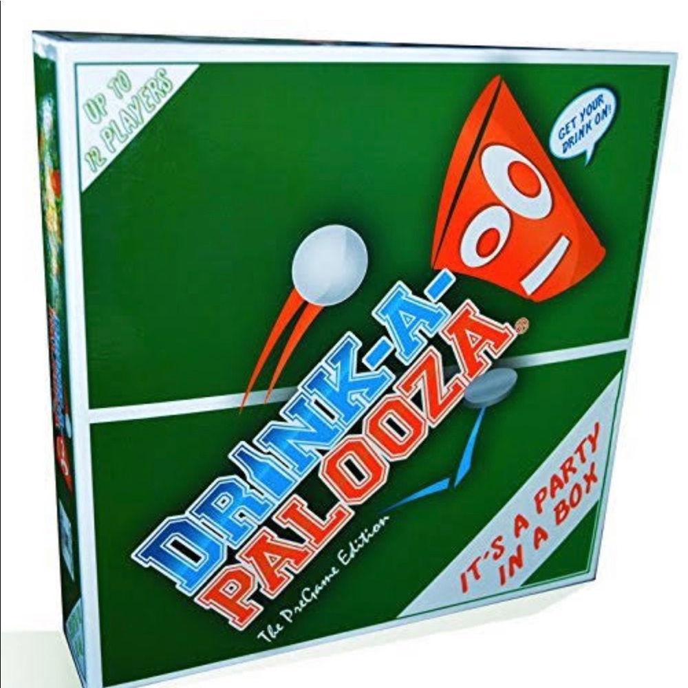 Drink-a-palooza Board Games Game: Combines Old-School + New Drinking
